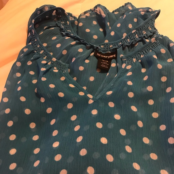 Lane Bryant Tops - Lane Bryant blouse with elastic bottom.